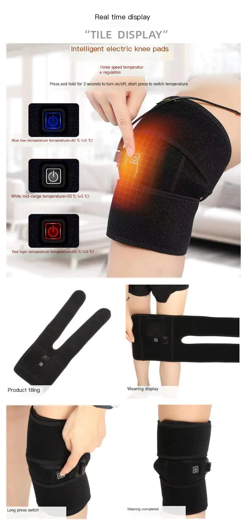 Genouillères Chauffantes USB Intelligentes